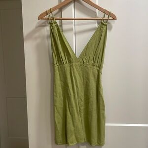 Abercrombie Green Romper Skirt